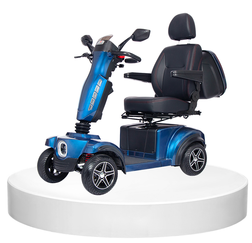 Versatile Compact Mobility Scooter R45SE: Heated Seat, 48Km Range, Urban Freedom