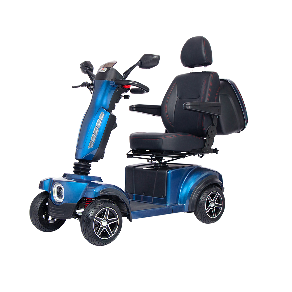 Versatile Compact Mobility Scooter R45SE: Heated Seat, 48Km Range, Urban Freedom