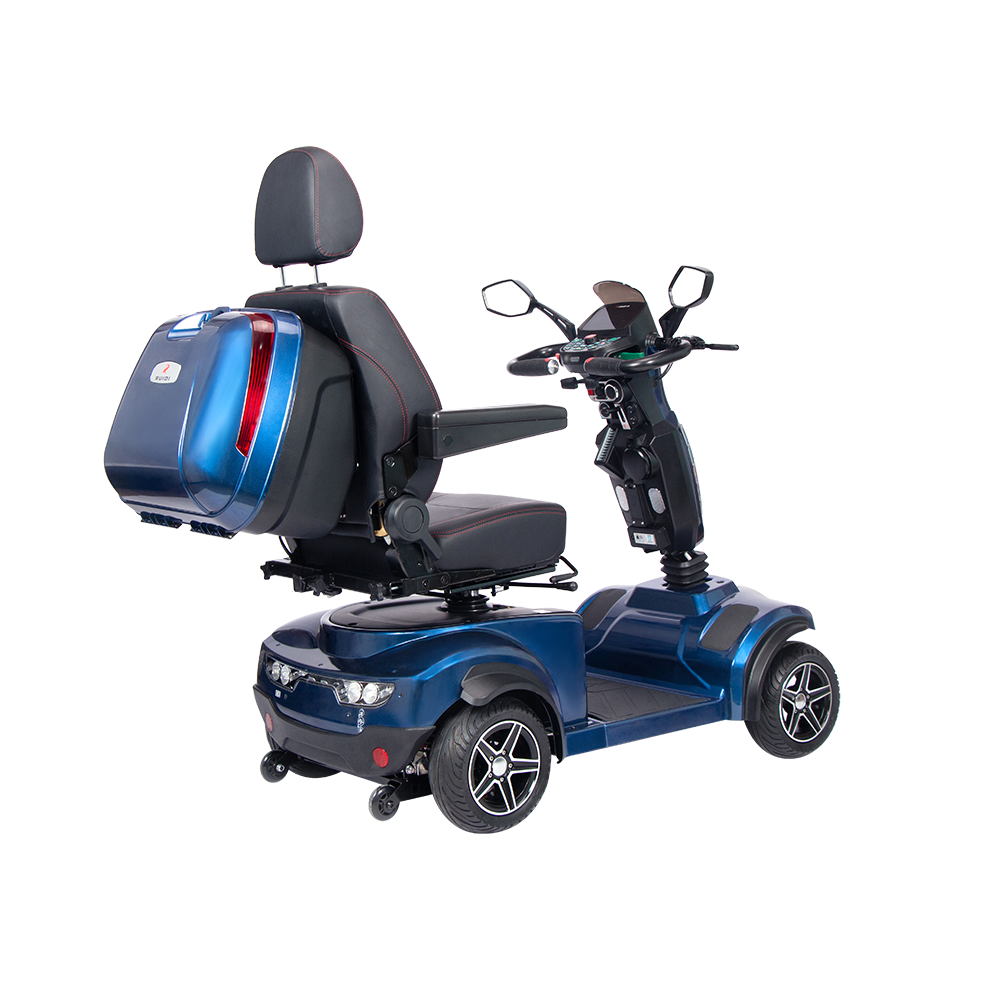 Versatile Compact Mobility Scooter R45SE: Heated Seat, 48Km Range, Urban Freedom