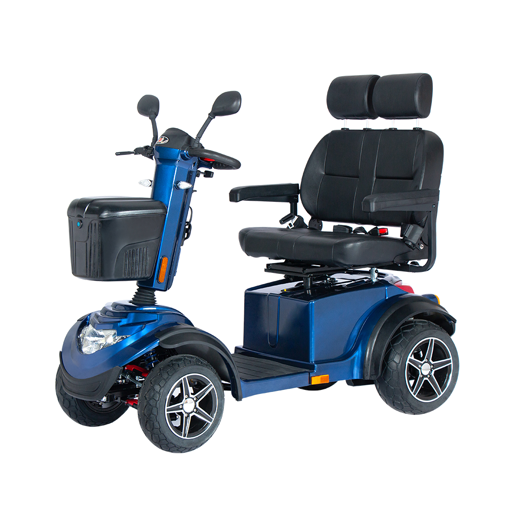 Comfort Dual-Seat Mobility Scooter R9SM-DOUBLE :Share the Ride, Enhanced Comfort