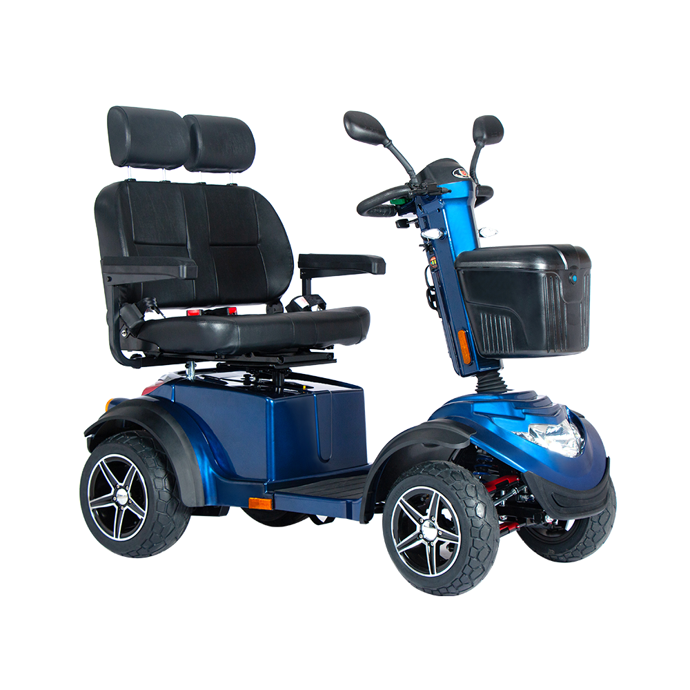 Comfort Dual-Seat Mobility Scooter R9SM-DOUBLE :Share the Ride, Enhanced Comfort