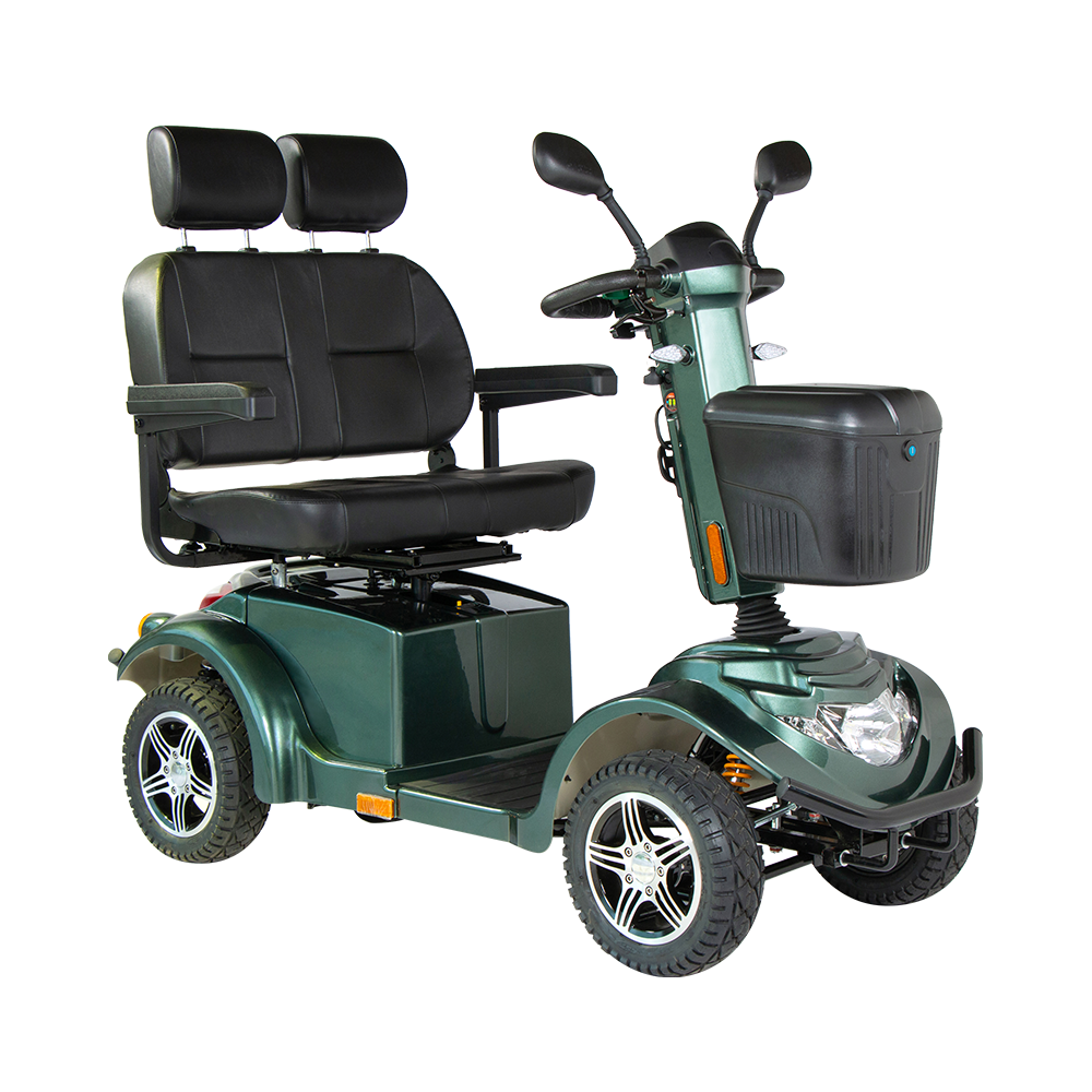 Comfort Dual-Seat Mobility Scooter R9SM-DOUBLE :Share the Ride, Enhanced Comfort