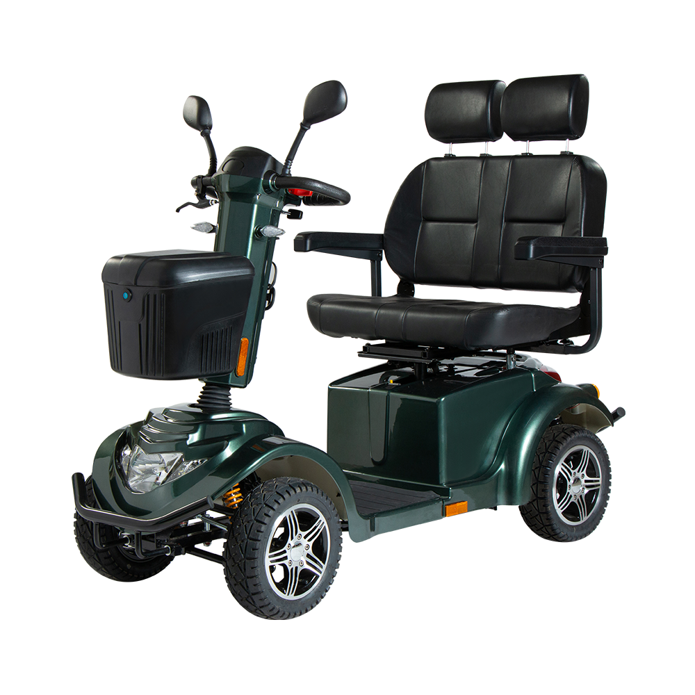Comfort Dual-Seat Mobility Scooter R9SM-DOUBLE :Share the Ride, Enhanced Comfort