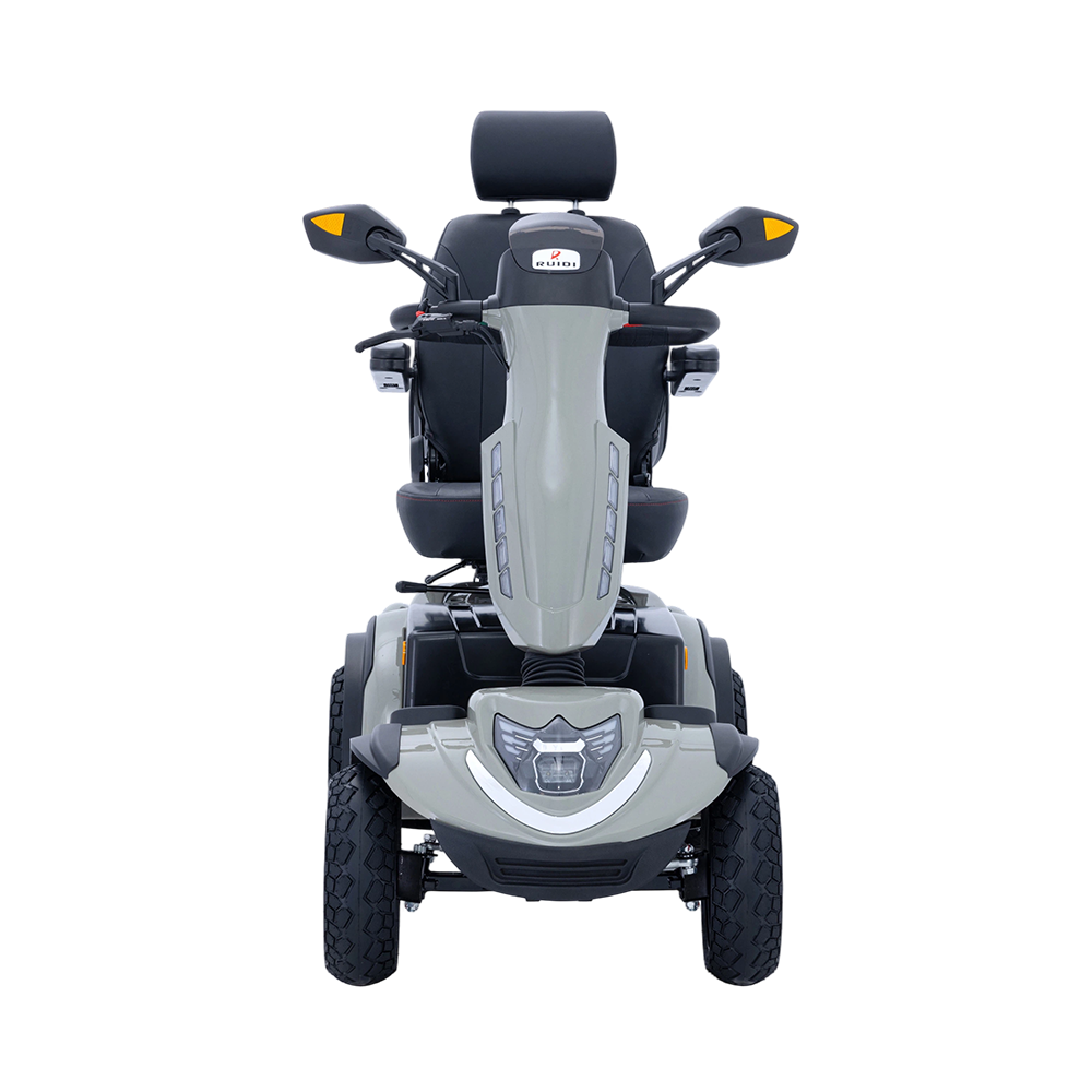 Tech-Luxury Mobility Scooter: TFT Display, Keyless Start, Dual Safety