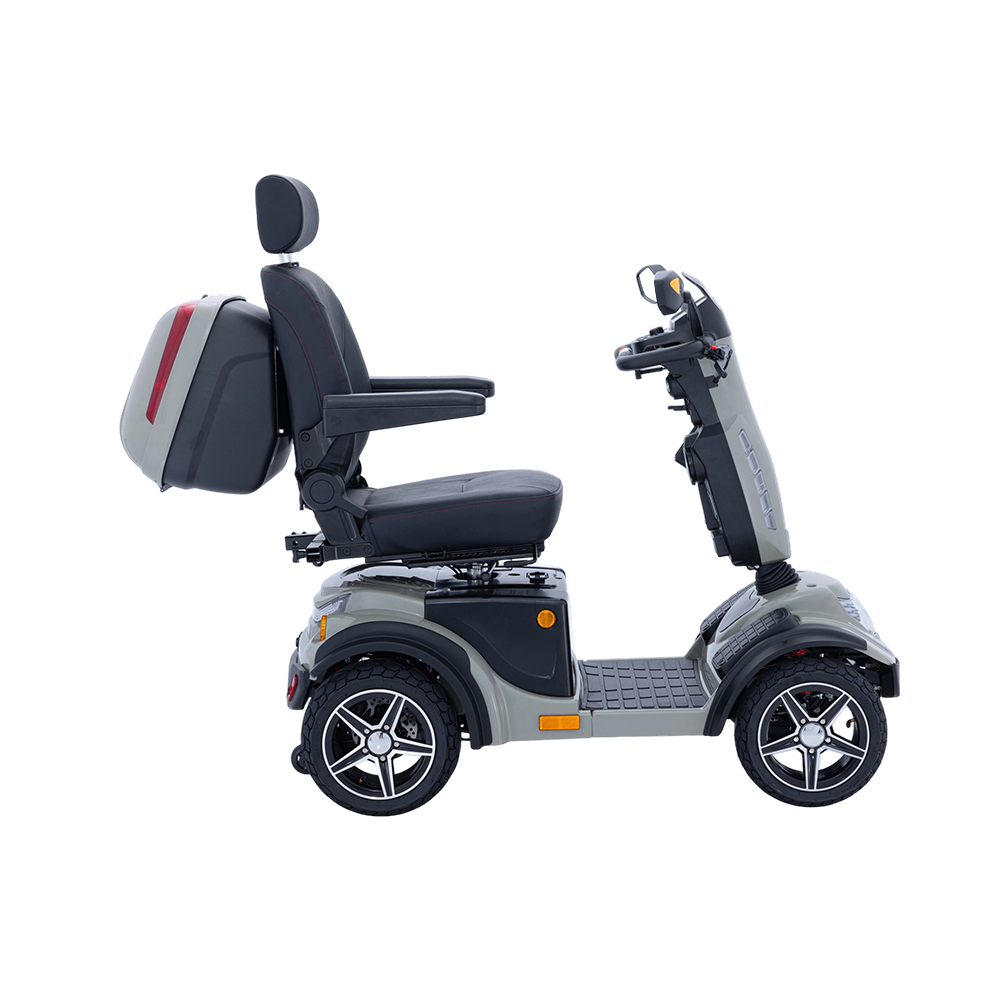 Tech-Luxury Mobility Scooter: TFT Display, Keyless Start, Dual Safety