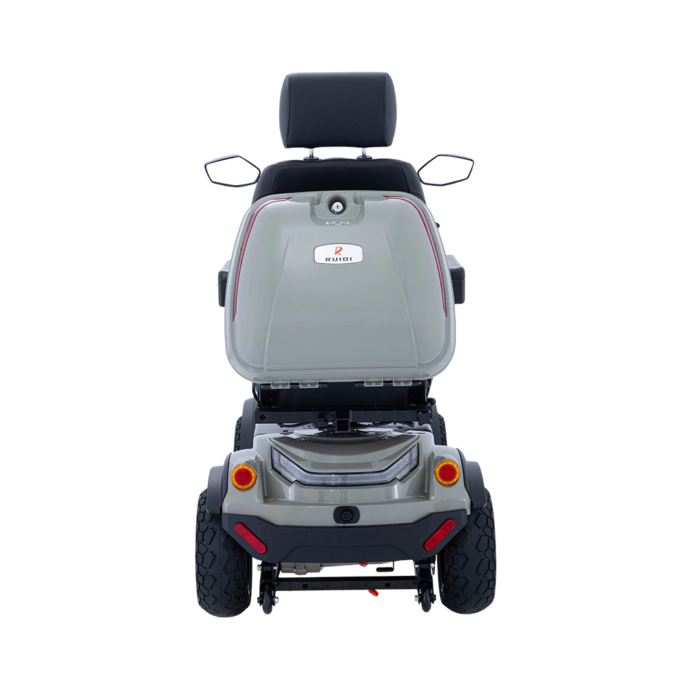 Tech-Luxury Mobility Scooter: TFT Display, Keyless Start, Dual Safety